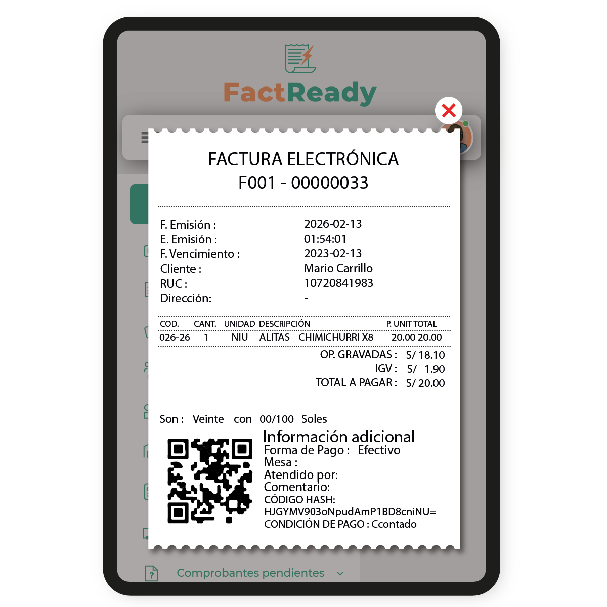 Emisión de Boletas, Facturas, Guías y Notas